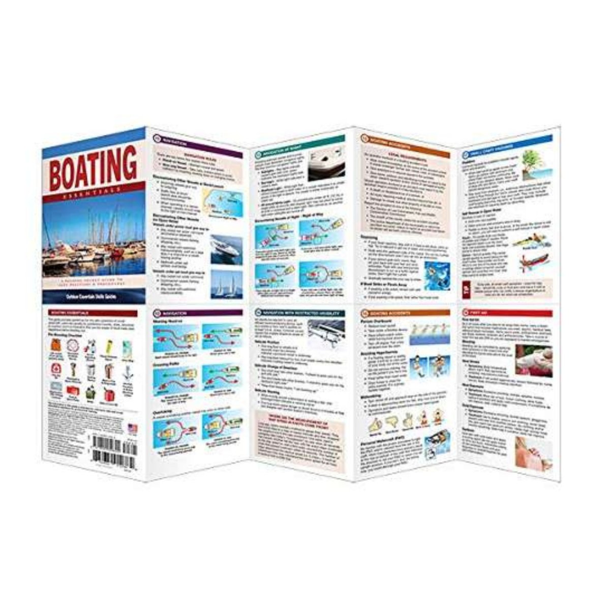 Boating Essentials: A Folding Pocket Guide to Safe Practices & Procedures - Life Raft Professionals