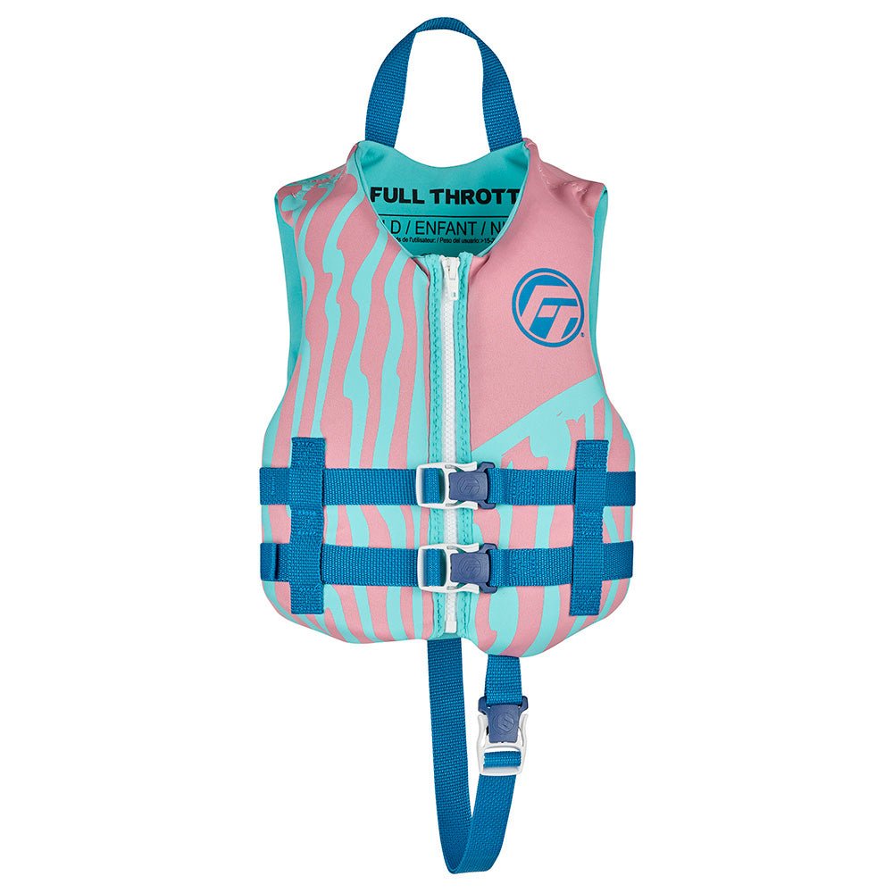 Full Throttle Child Rapid Dry Life Jacket - Pink - Life Raft Professionals