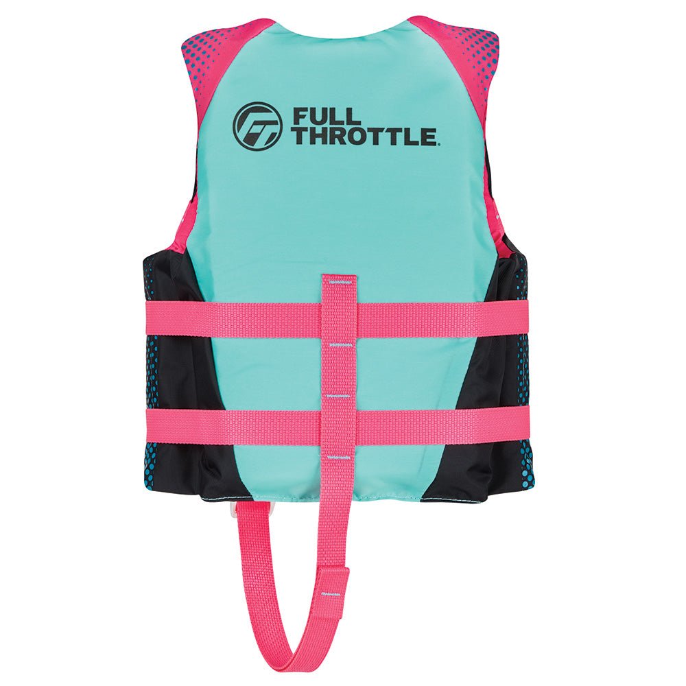 Full Throttle Nylon Life Jacket - Child - Pink - Life Raft Professionals