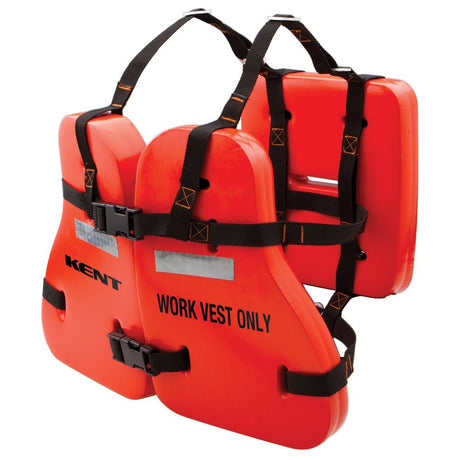 Kent Type V Vinyl Dip Work Vest - Oversized - Fits Chest Size 42 - 68 - Life Raft Professionals
