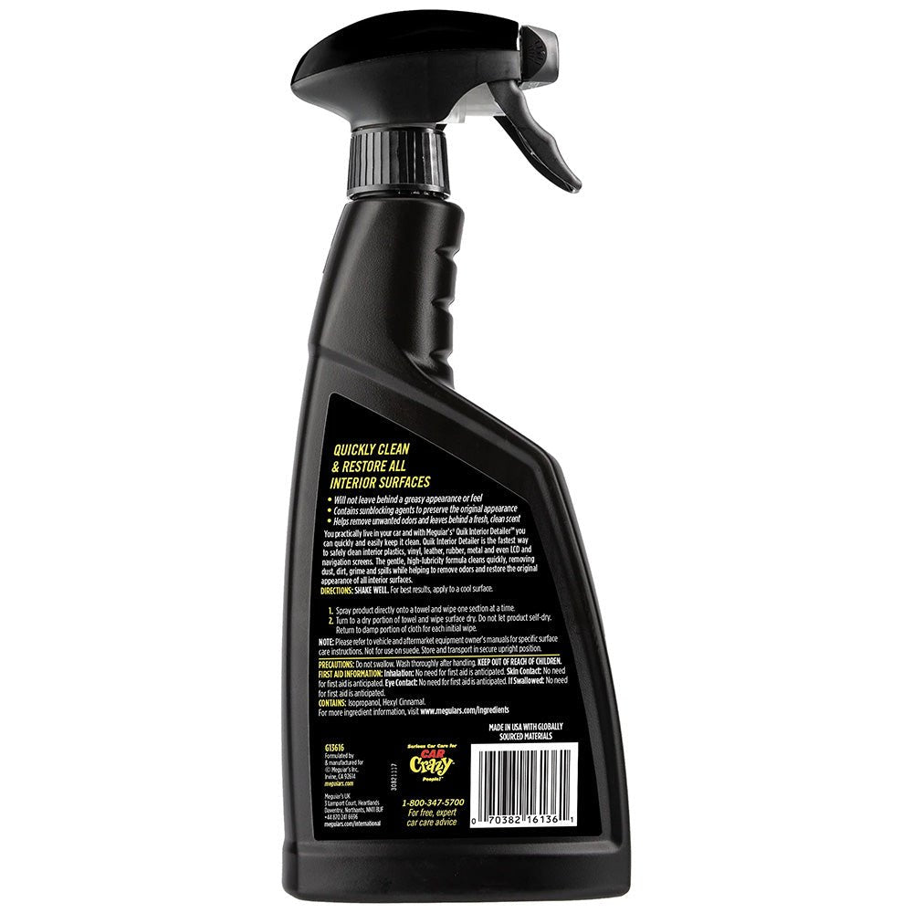 Meguiar's Quik Interior Detailer - 16oz - Life Raft Professionals