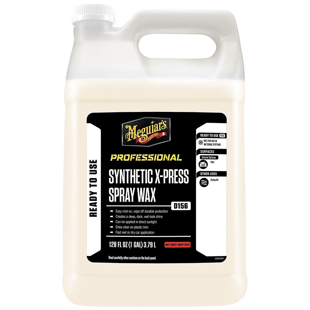 Meguiar's Synthetic X - Press Spray Wax - 1 Gallon - Life Raft Professionals