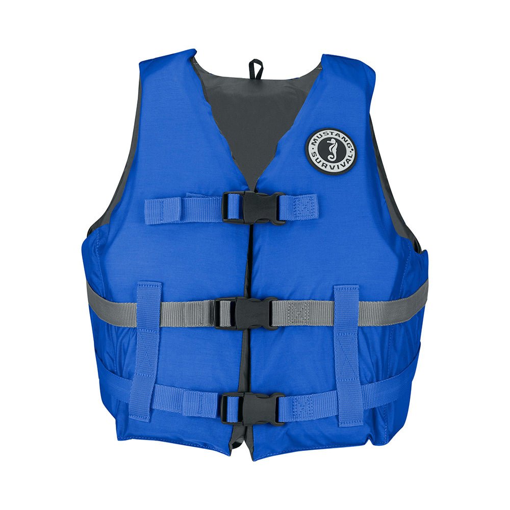 Mustang Livery Foam Vest - M/L - Blue - Life Raft Professionals