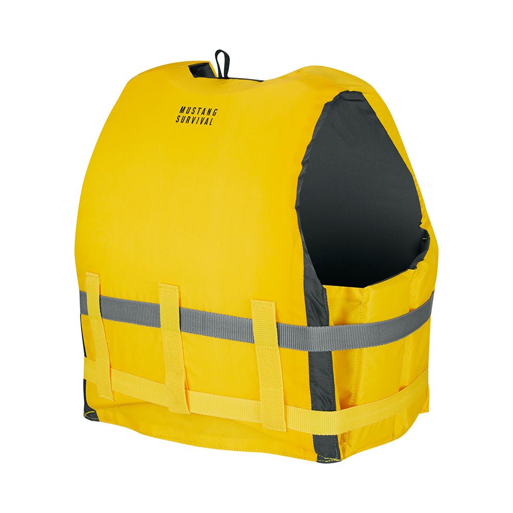 Mustang Livery Foam Vest - XL/XXL - Yellow - Life Raft Professionals