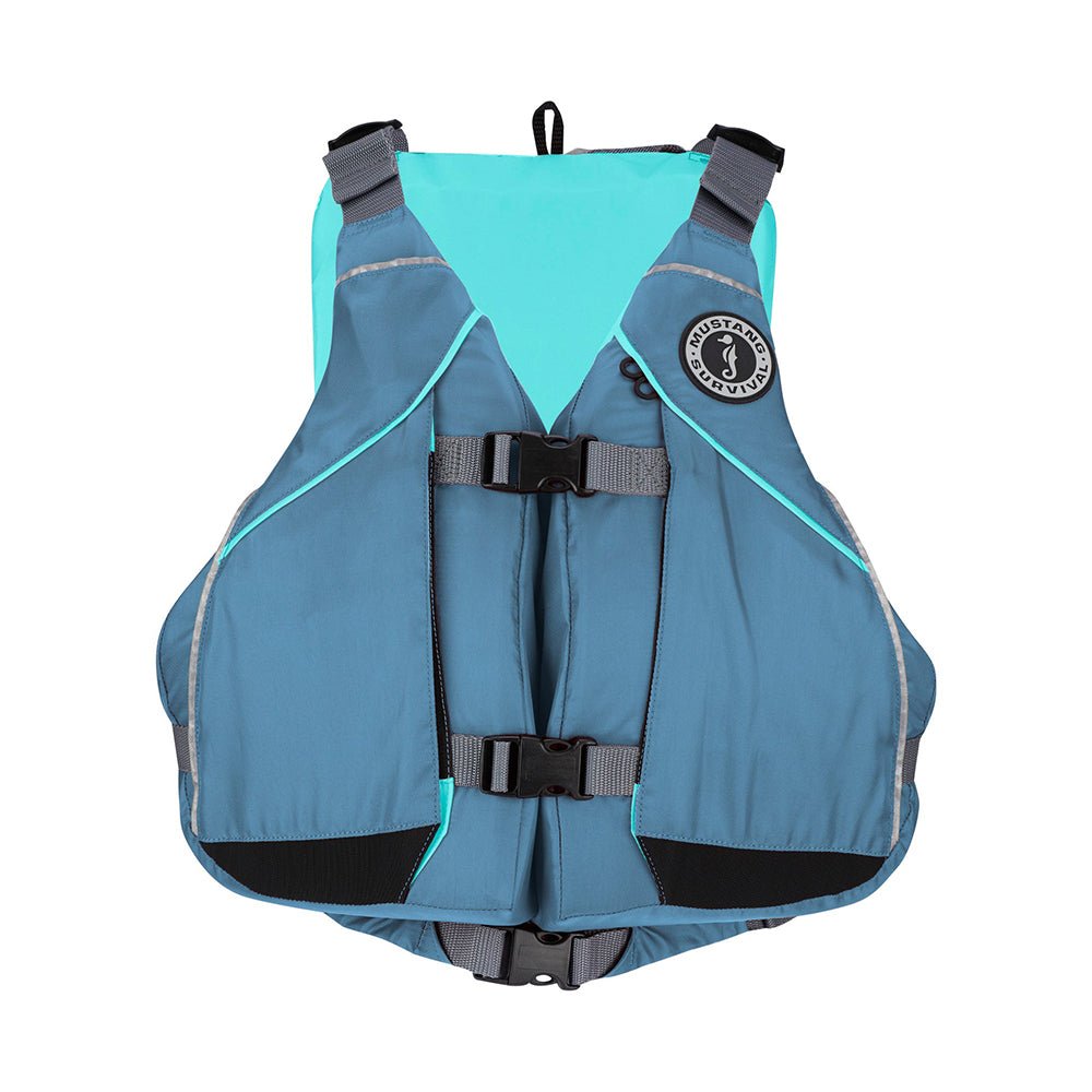 Mustang Women's Moxie Foam Life Vest - XL/XXL - Slate/Aqua - Life Raft Professionals