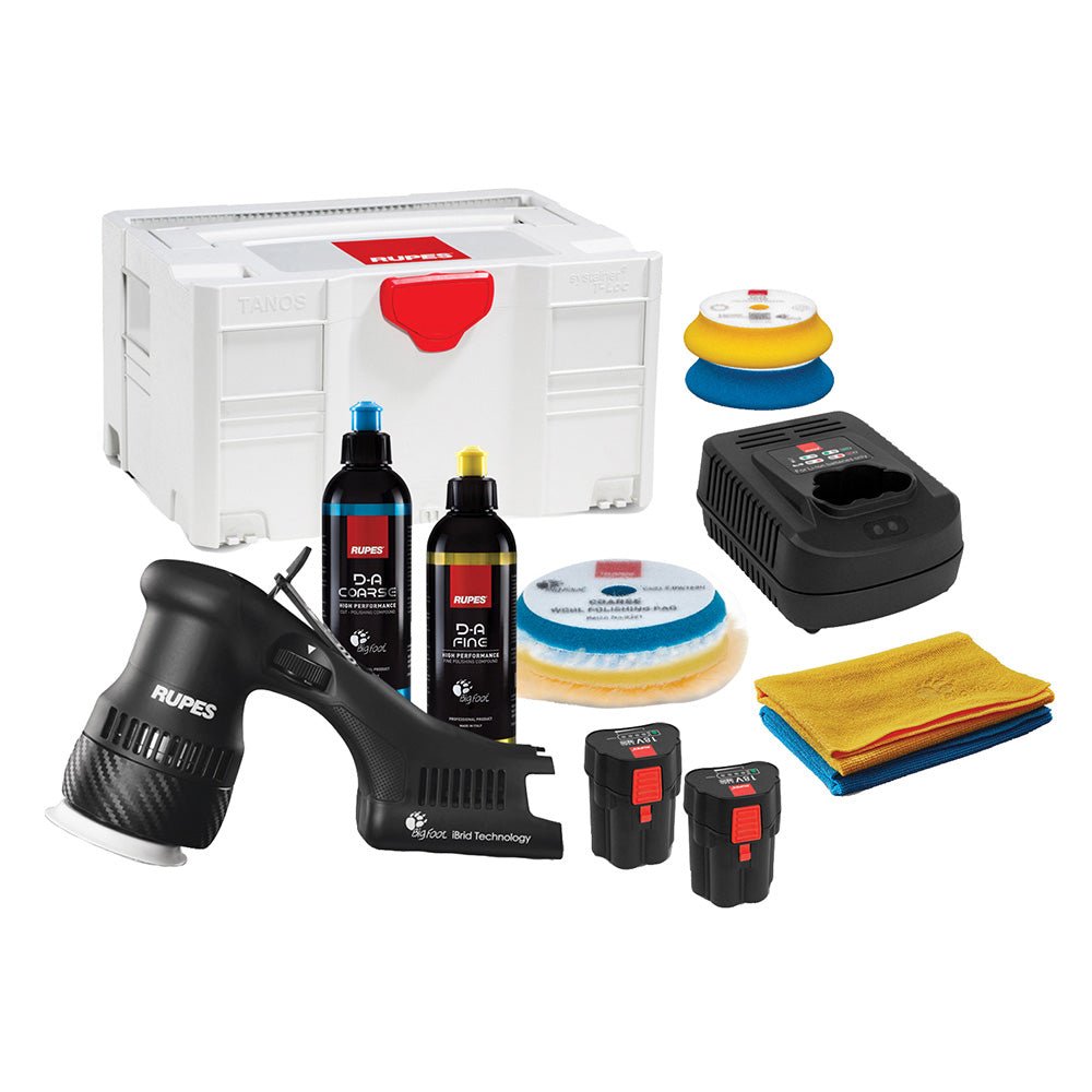 RUPES Bigfoot HLR75 Mini iBrid Polisher Kit Beta - Life Raft Professionals
