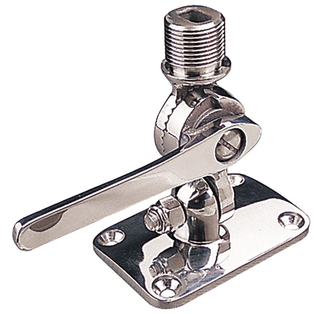 Sea - Dog Adjustable Antenna Base - Deck Mount - Investment Cast 316 Stainless Steel - Life Raft Professionals