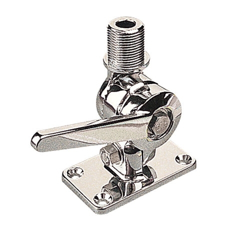 Sea - Dog Adjustable Antenna Base - Die Cast Zinc Chrome Plated - Life Raft Professionals