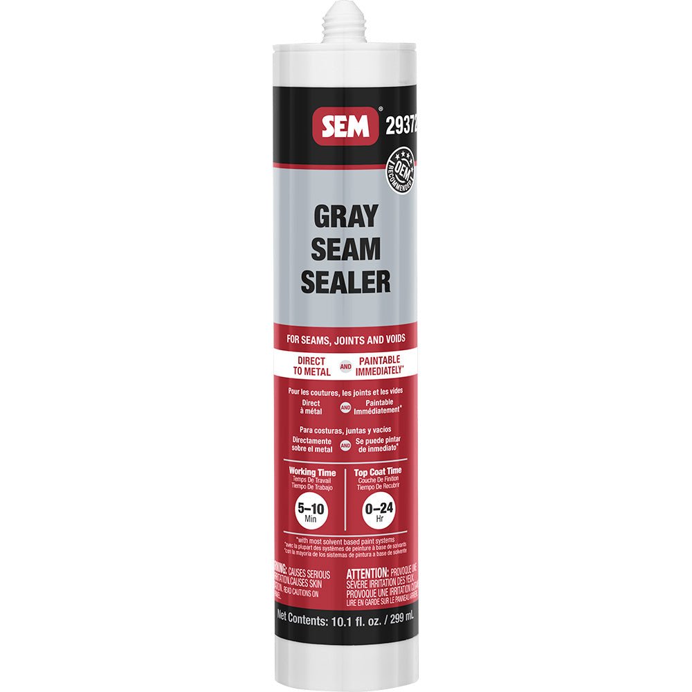 SEM 1K Seam Sealer - 10.1oz Tube - Grey - Life Raft Professionals