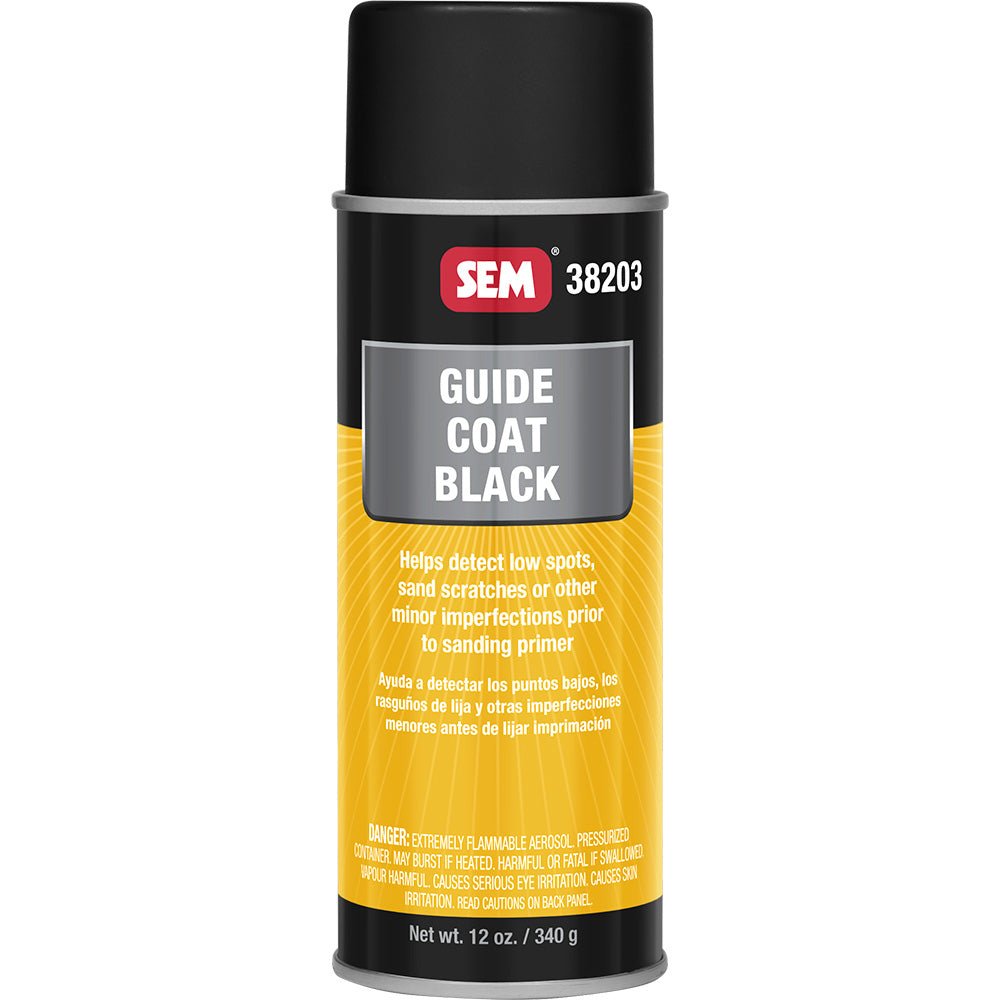 SEM Guide Coat - 16oz Aerosol Can - Black - Life Raft Professionals