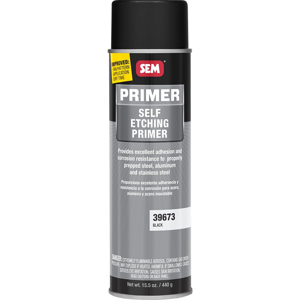 SEM Self Etching Primer - 20oz Aerosol Can - Black - Life Raft Professionals