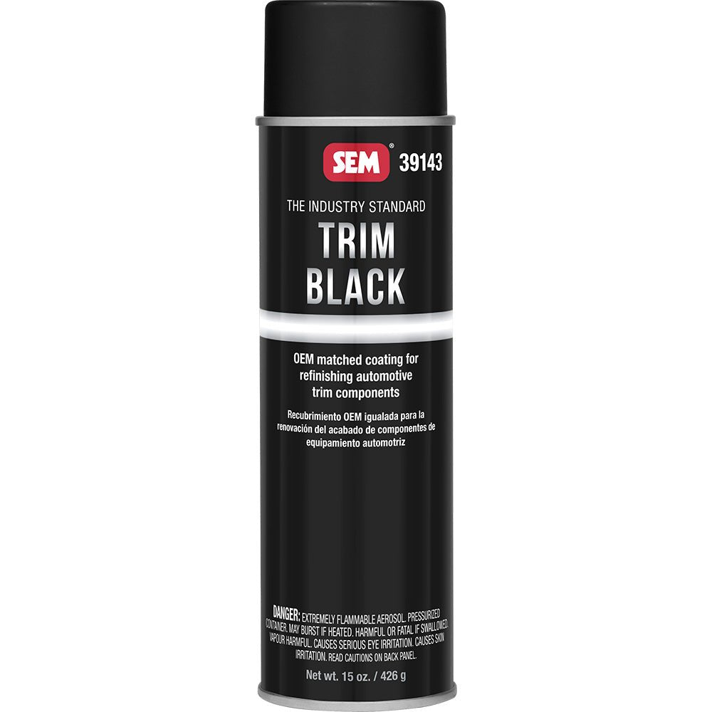 SEM Trim Black - 20oz Aerosol Can - Life Raft Professionals