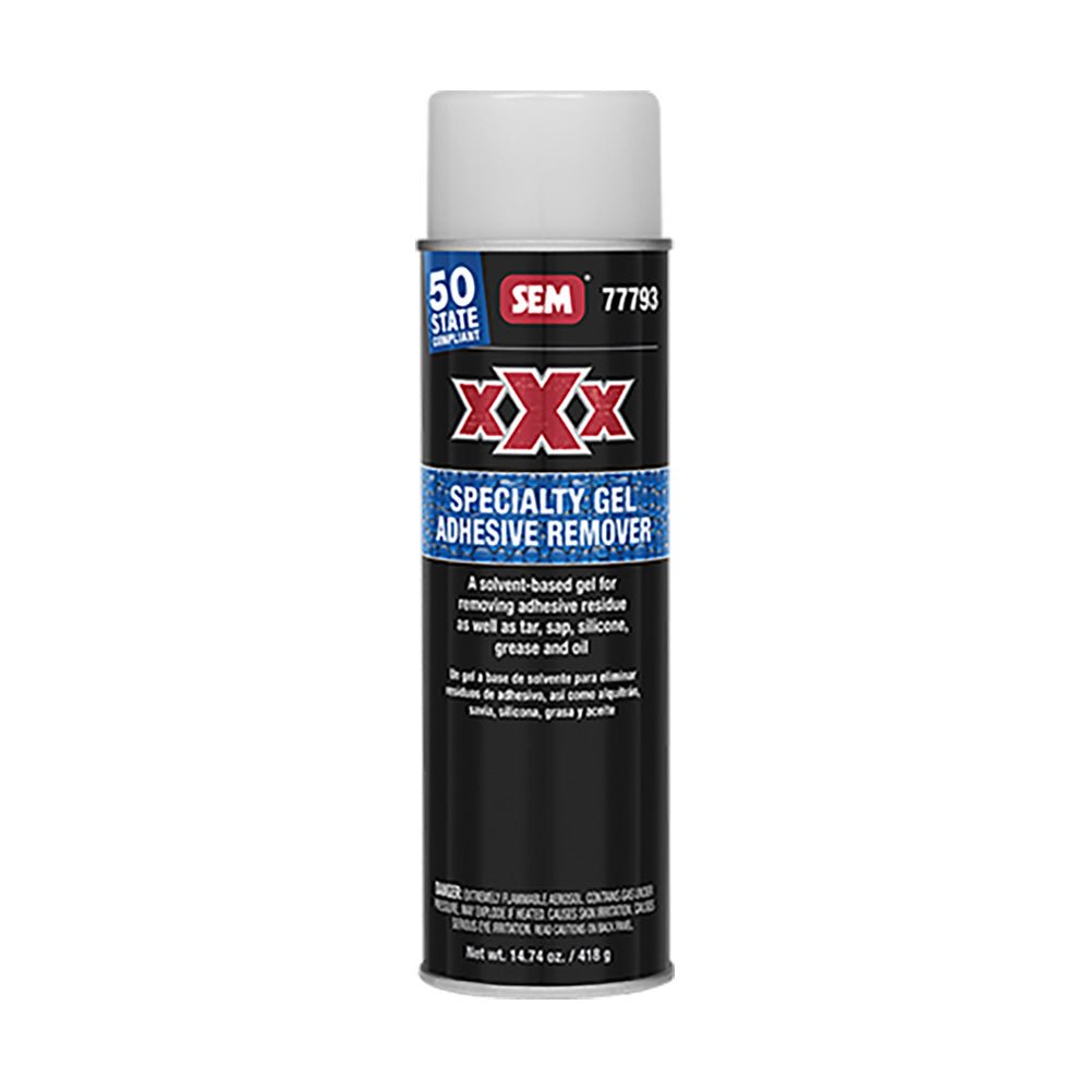 SEM XXX Specialty Gel Adhesive Remover - 20oz Aerosol Can - Life Raft Professionals
