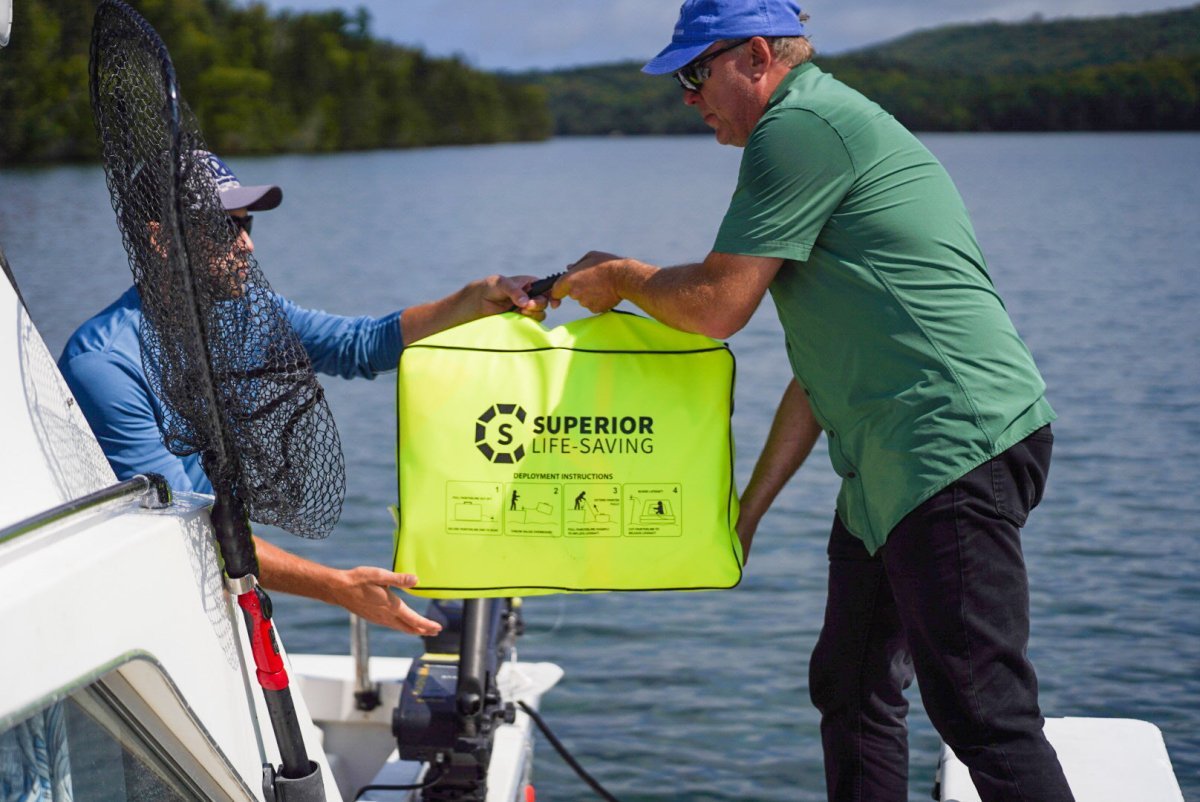 Superior HALO + Compact With Canopy Recreational Life Raft, 2-8 person - Life Raft Professionals