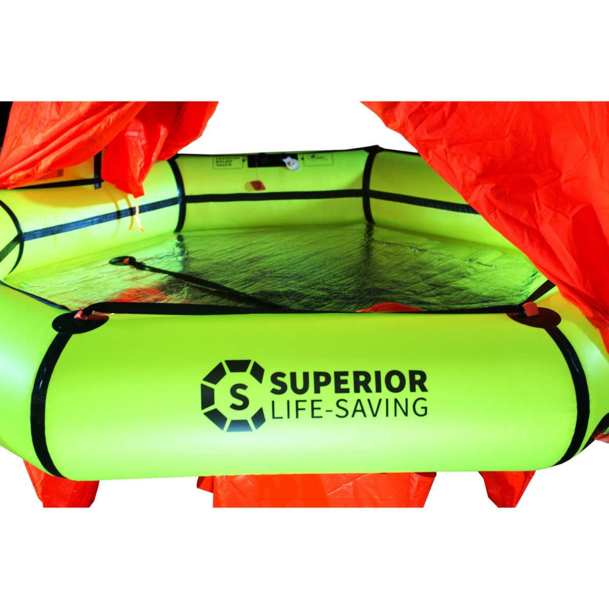 Superior HALO + Compact With Canopy Recreational Life Raft, 2-8 person - Life Raft Professionals