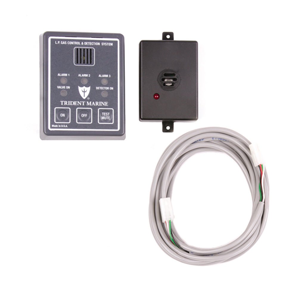 Trident Marine 12/24V Full Detection Panel w/Gas Detector 10' Quick Cable - Solenoid Not Included - Life Raft Professionals