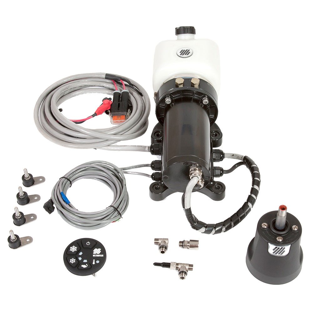 Uflex MasterDrive Single Station Retrofit Kit MD40 - FM Includes Helm, Interface, MasterDrive, Power Unit - Life Raft Professionals