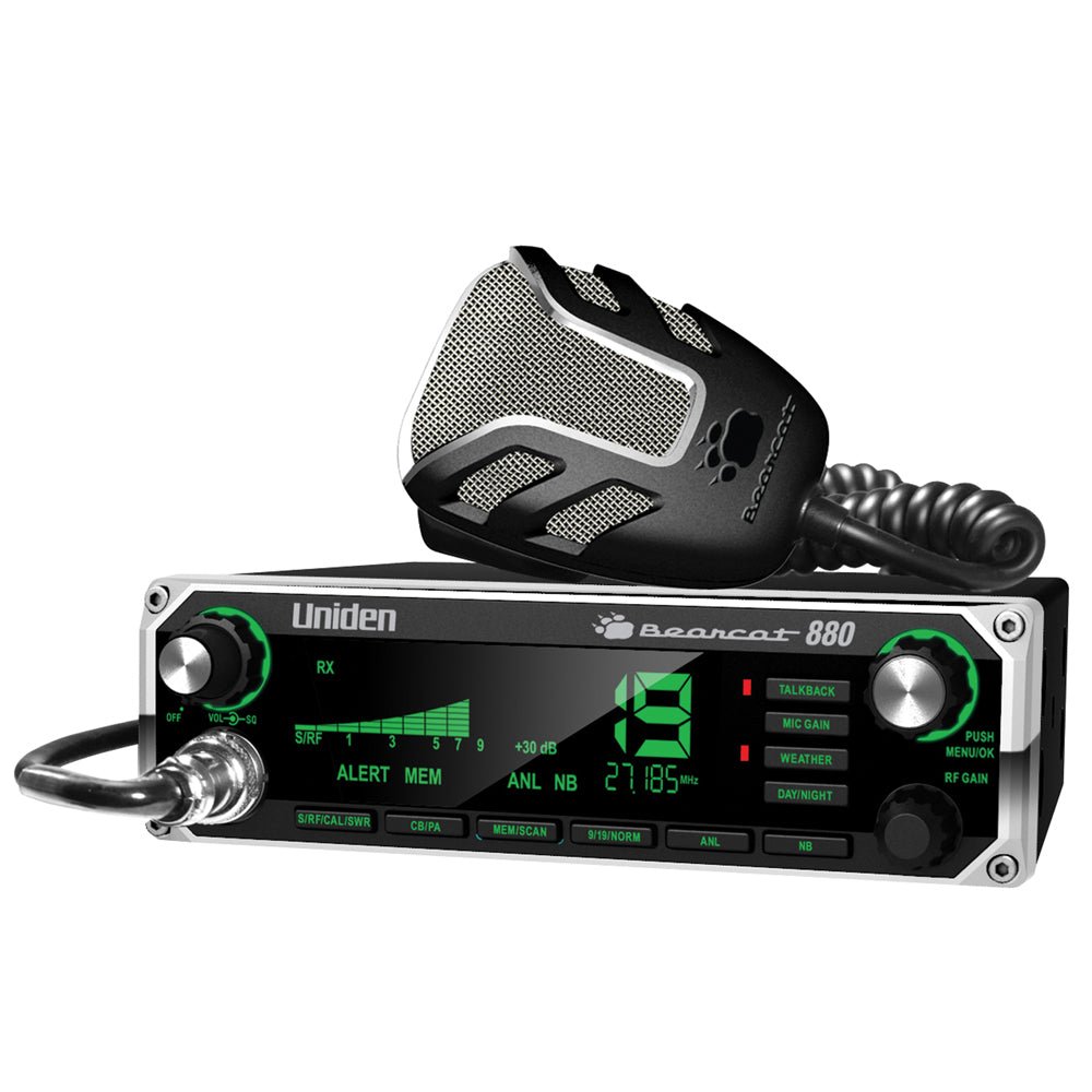 Uniden Bearcat 880 CB Radio w/7 Color Display Backlighting - Life Raft Professionals