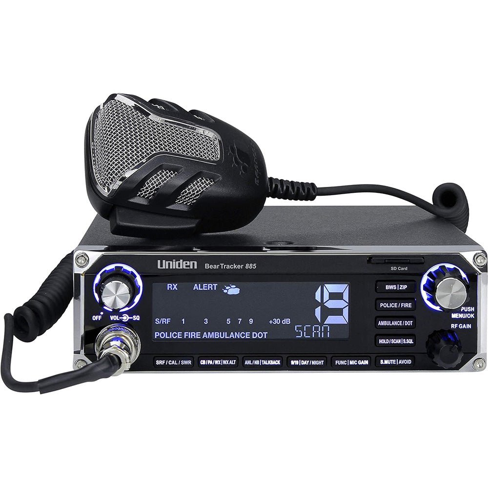 Uniden BearTracker 885 Hybrid CB Radio - Life Raft Professionals