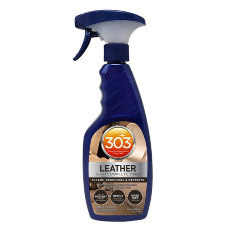 303 Automotive Leather 3-In-1 Complete Care - 16oz - Life Raft Professionals