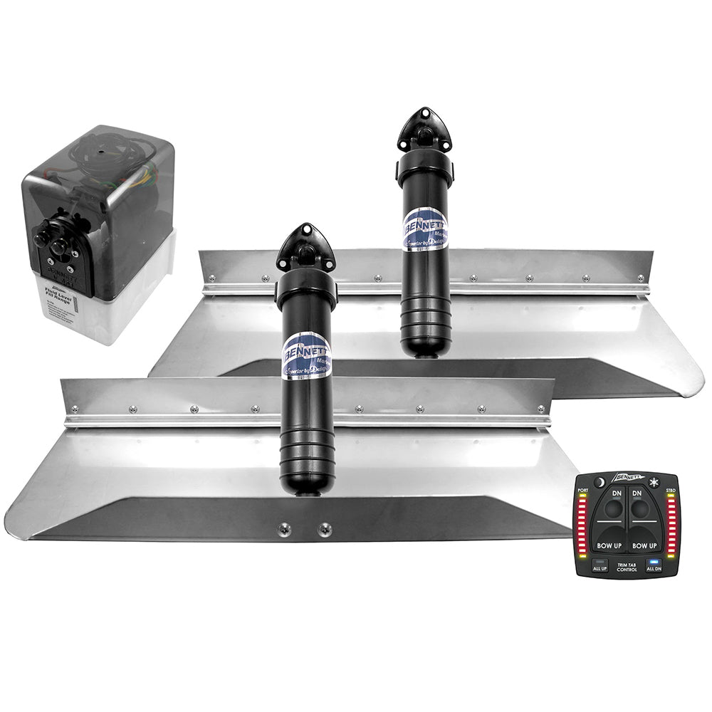 Bennett Marine 24x9 Hydraulic Trim Tab System w/One Box Indication - Life Raft Professionals
