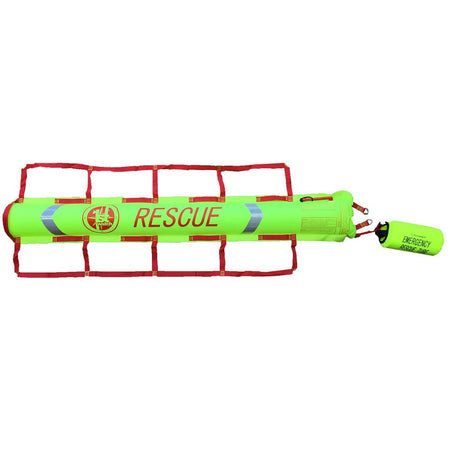 First Watch RBA-200 Throw Device Rescue Tube w/75 Throw Rope [RBA-200-ROP] - Life Raft Professionals
