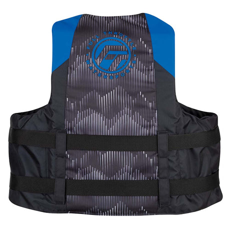 Full Throttle Adult Nylon Life Jacket - L/XL - Blue/Black [112200-500-050-22] - Life Raft Professionals