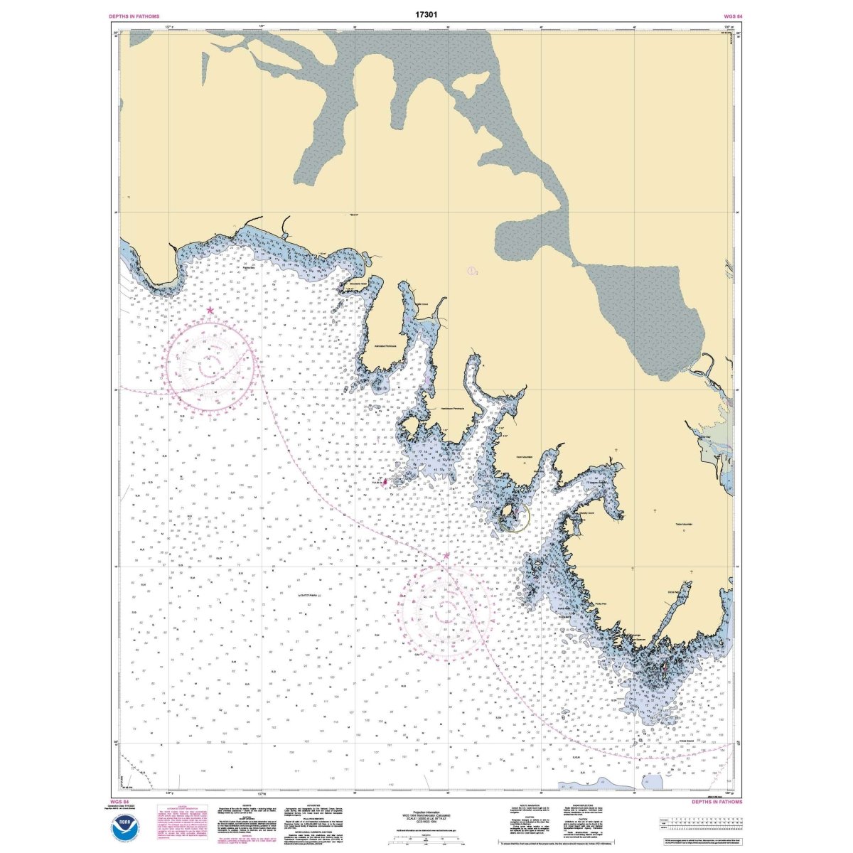 Historical NOAA Chart 17301: Cape Spencer to Icy Point - Life Raft Professionals
