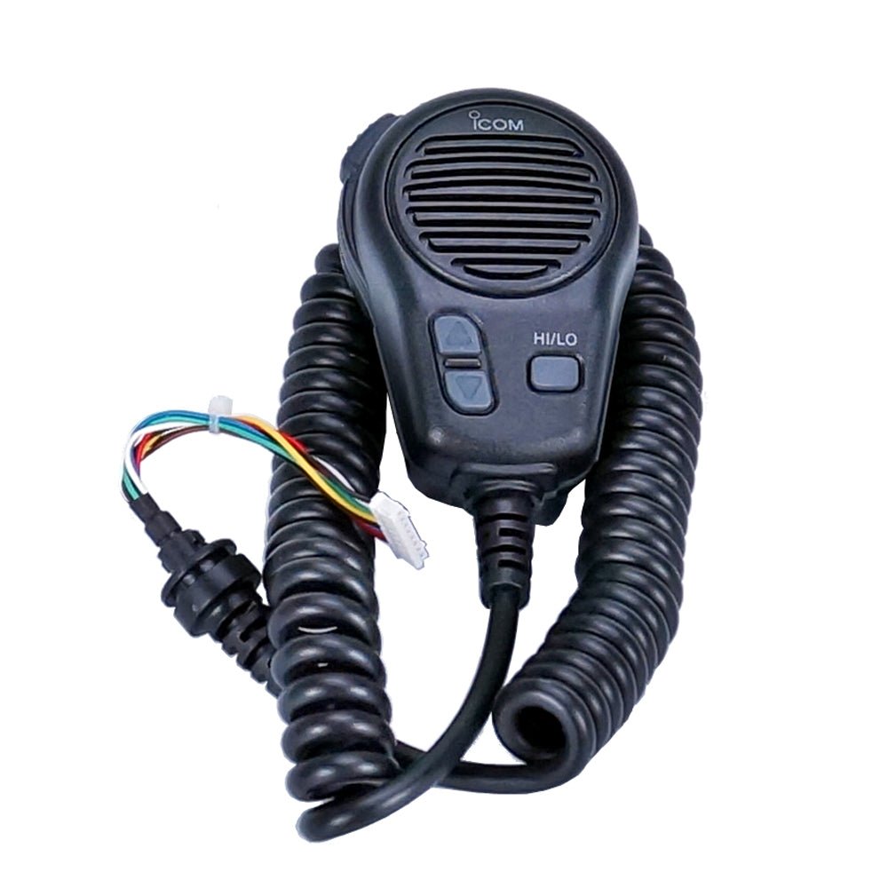 Icom Standard Hand Mic f/M424 - Black - Life Raft Professionals