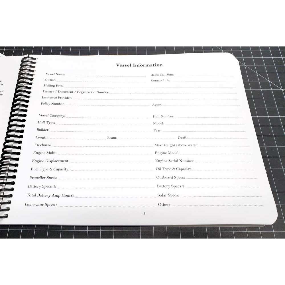 Mariner's Log & Cruise Journal - Life Raft Professionals