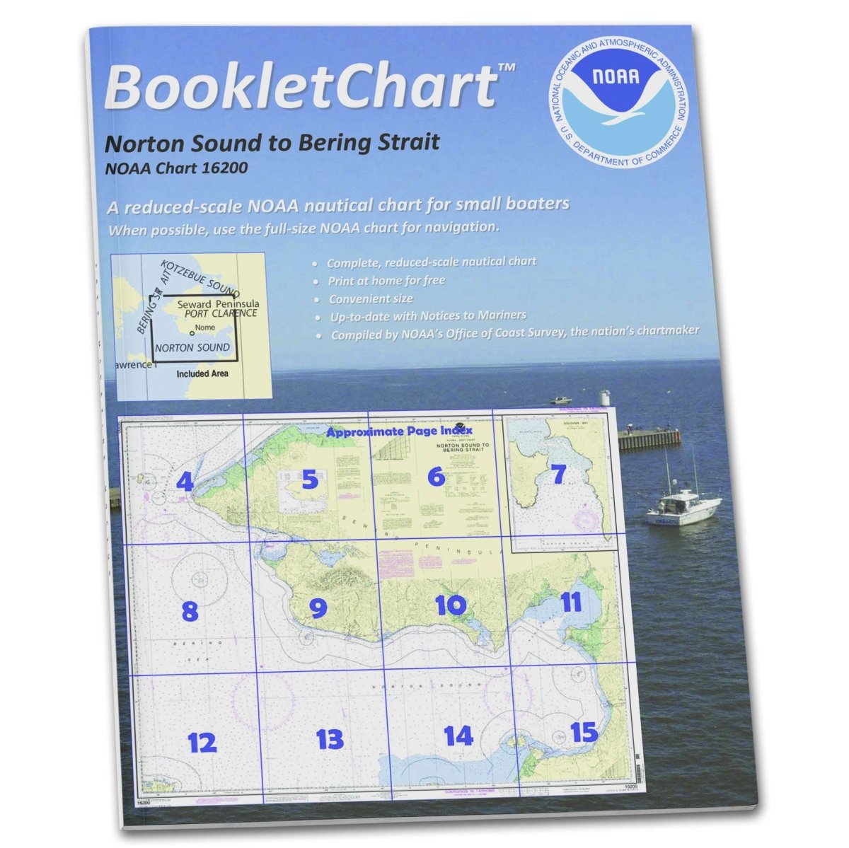 NOAA Booklet Chart 16200: Norton Sound; Golovnin Bay - Life Raft Professionals