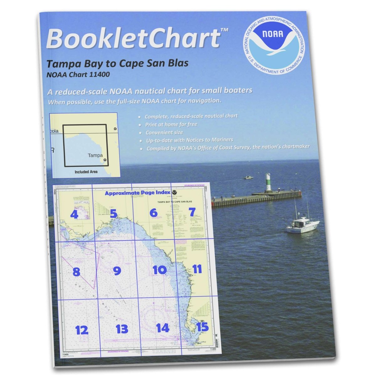 NOAA BookletChart 11400: Tampa Bay to Cape San Blas - Life Raft Professionals