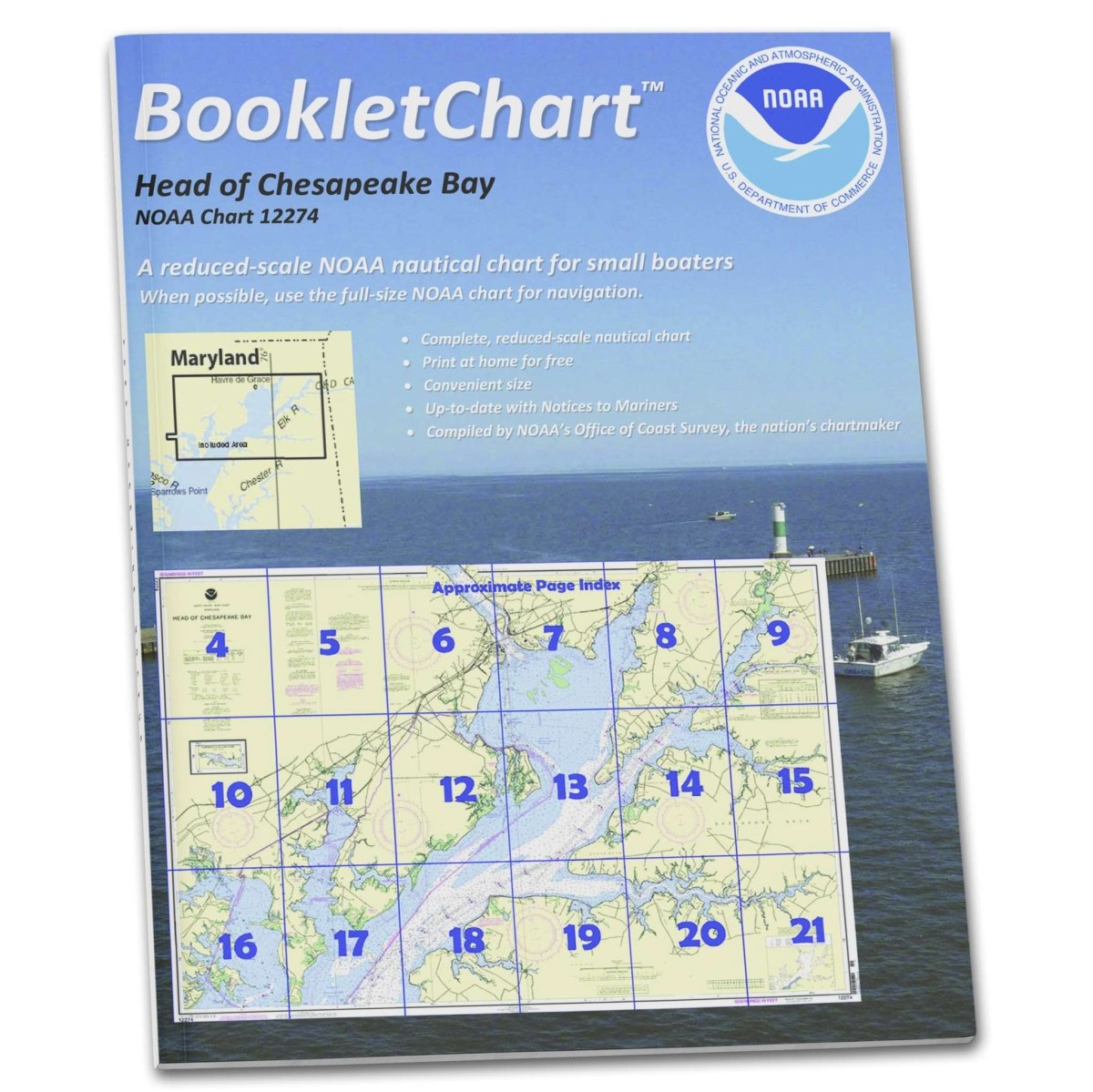 NOAA BookletChart 12274: Head of Chesapeake Bay - Life Raft Professionals
