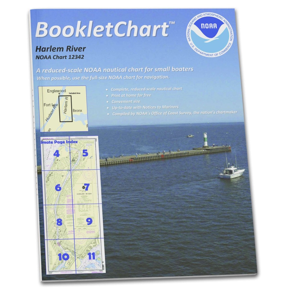 NOAA BookletChart 12342: Harlem River - Life Raft Professionals