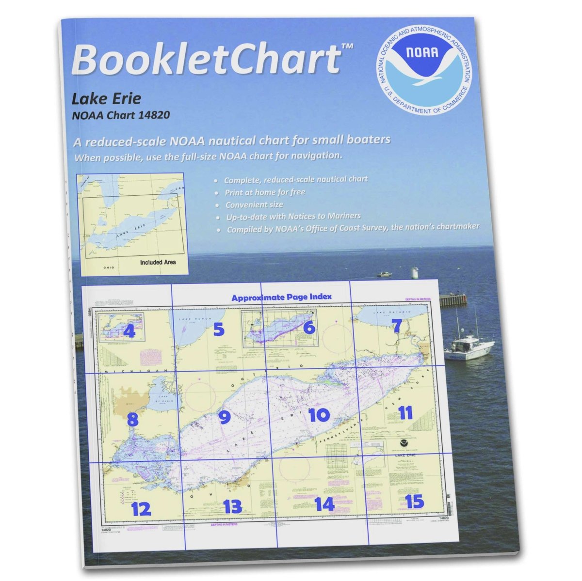 NOAA BookletChart 14820: Lake Erie - Life Raft Professionals