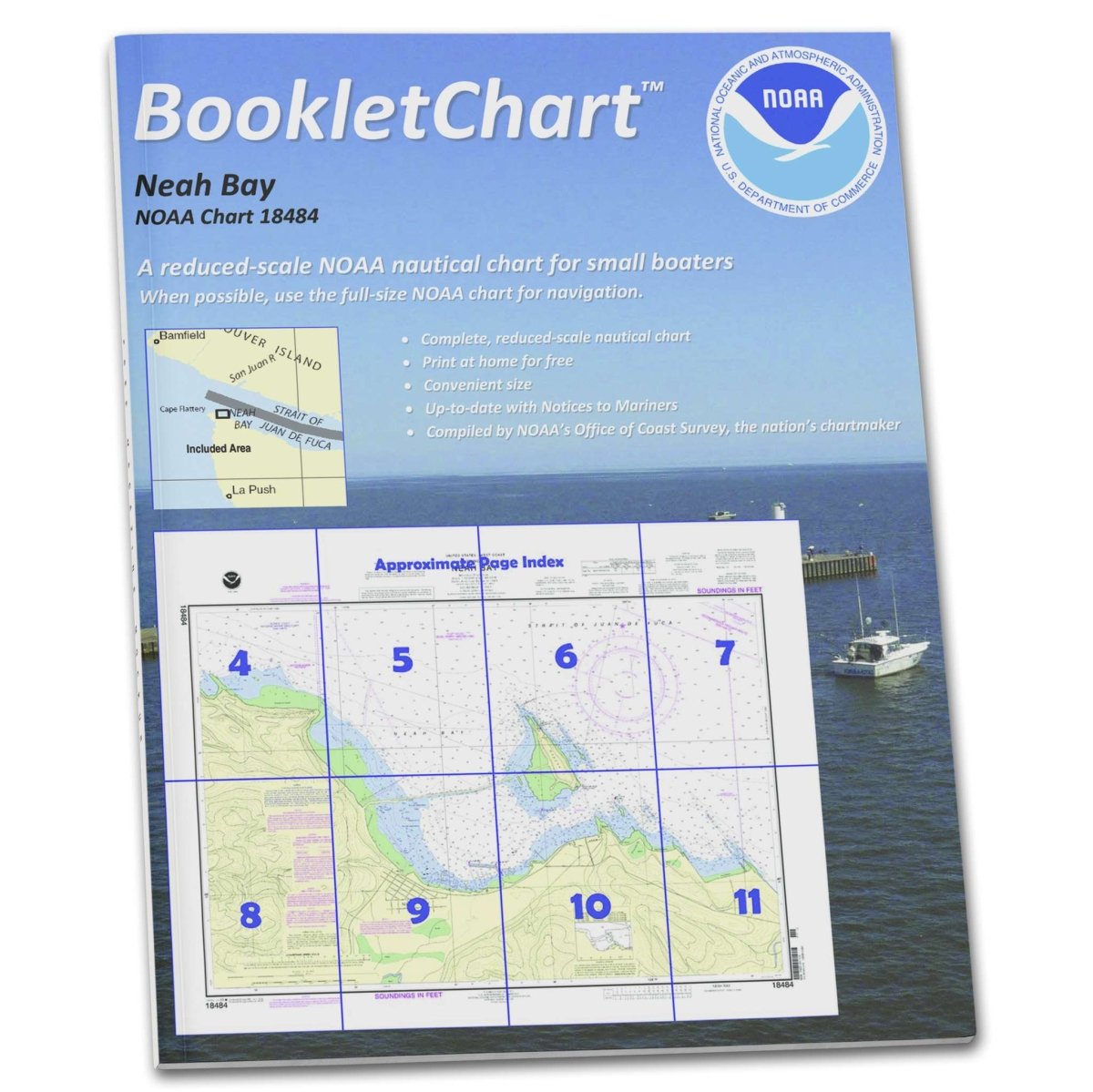 NOAA BookletChart 18484: Neah Bay - Life Raft Professionals