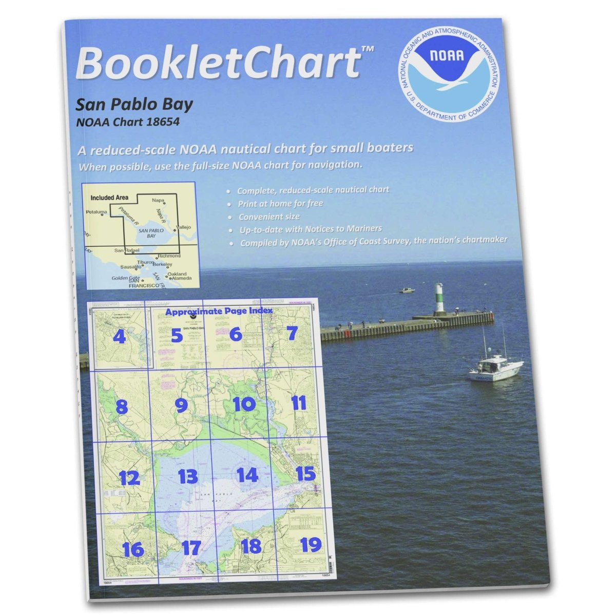 NOAA BookletChart 18654: San Pablo Bay - Life Raft Professionals