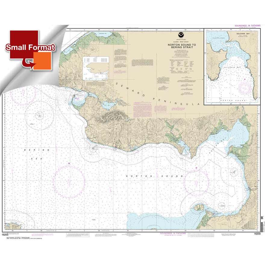 NOAA Chart 16200: Norton Sound; Golovnin Bay - Life Raft Professionals