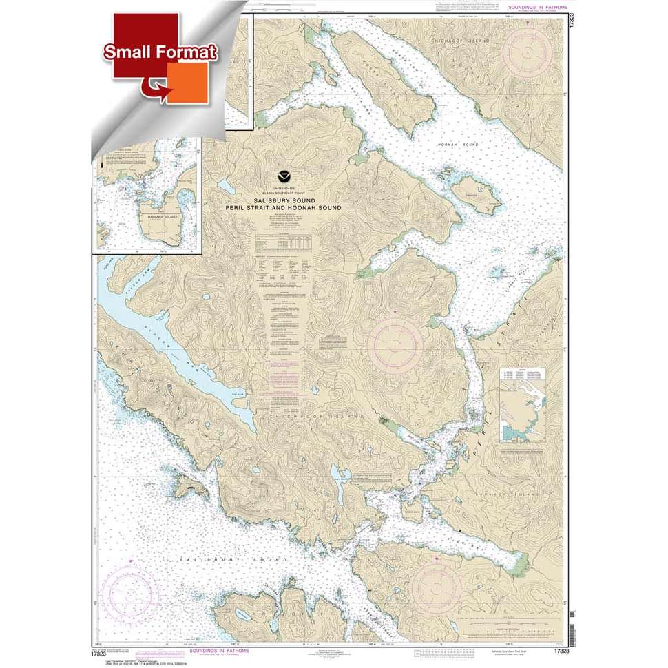 NOAA Chart 17323: Salisbury Sound: Peril Strait and Hoonah Sound - Life Raft Professionals