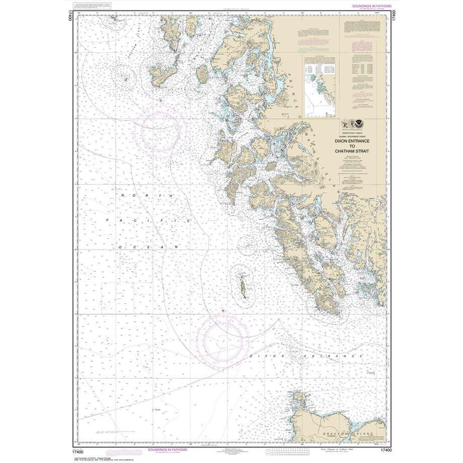 NOAA Chart 17400: Dixon Entrance to Chatham Strait - Life Raft Professionals