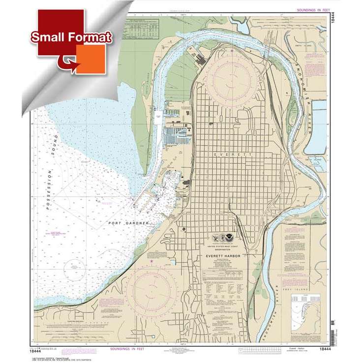NOAA Chart 18444: Everett Harbor - Life Raft Professionals