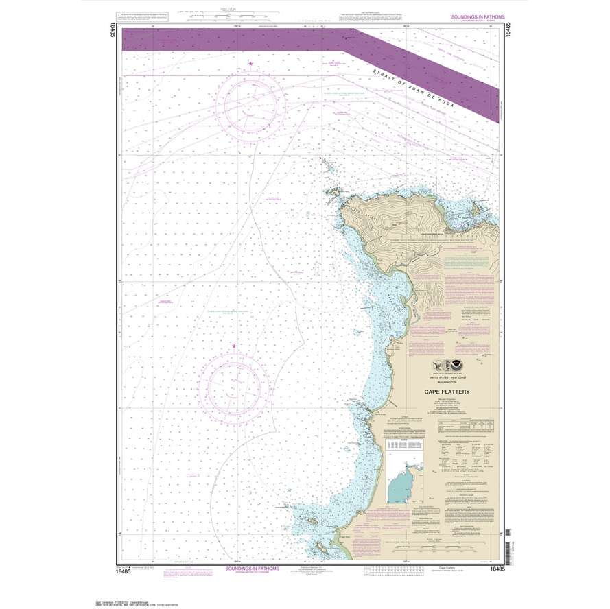 NOAA Chart 18485: Cape Flattery - Life Raft Professionals