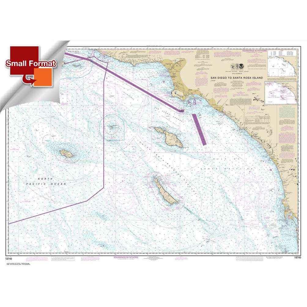 NOAA Chart 18740: San Diego to Santa Rosa Island - Life Raft Professionals