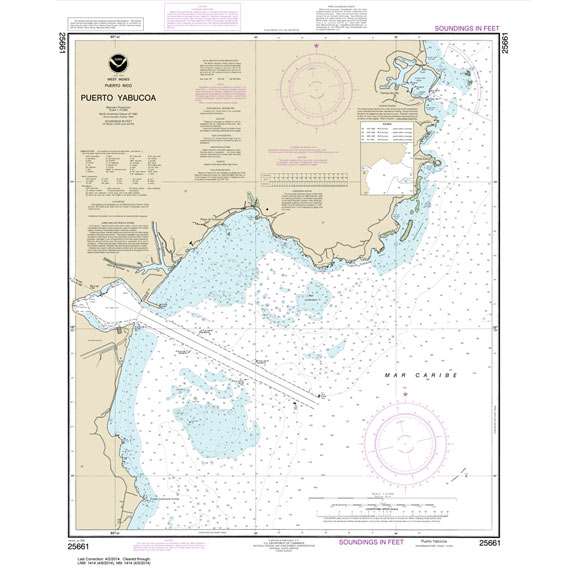 NOAA Chart 25661: Puerto Yabucoa - Life Raft Professionals