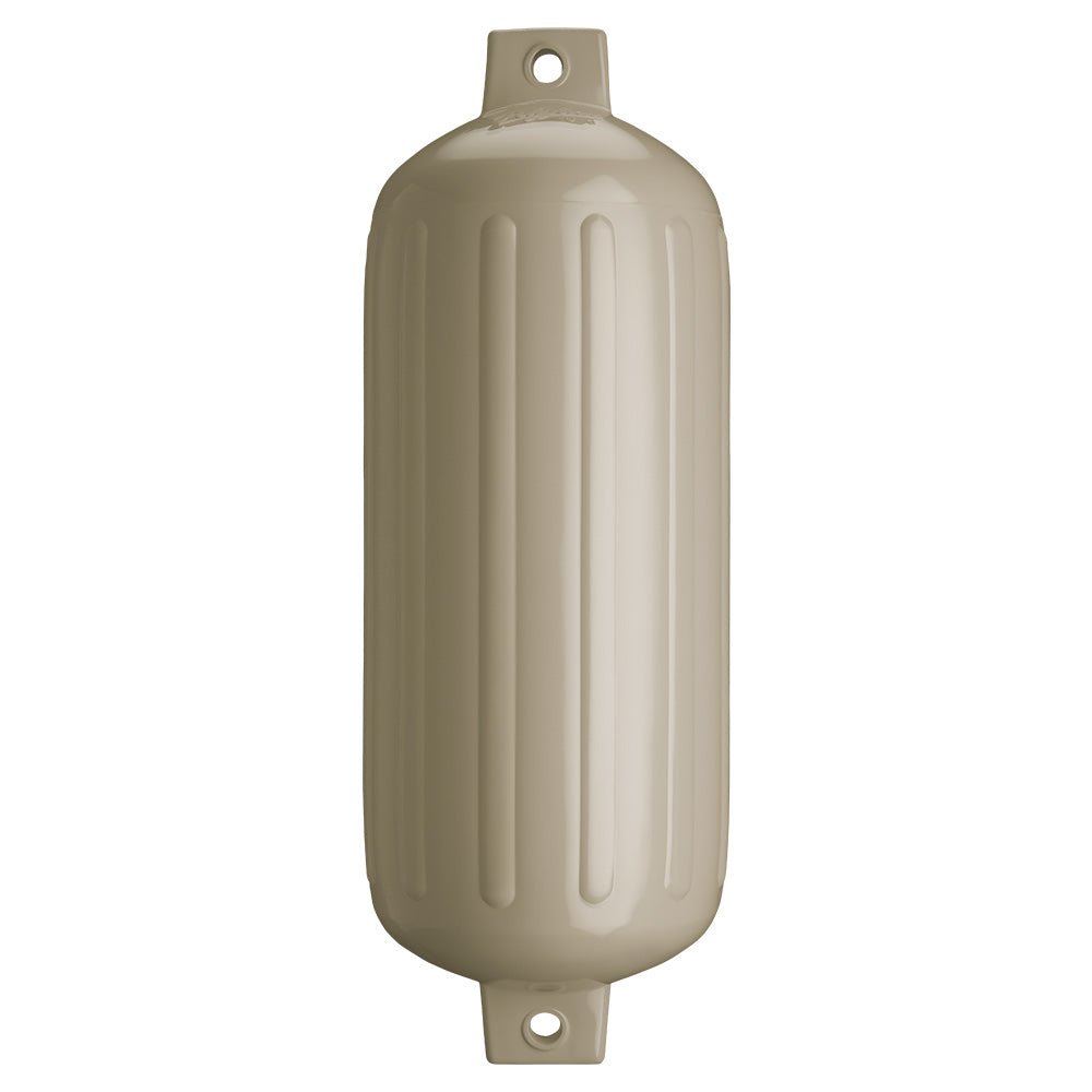 Polyform G-6 Twin Eye Fender 11" x 30" - Sand - Life Raft Professionals