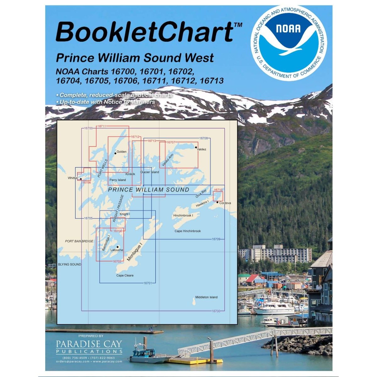 Prince William Sound BookletChart (West) - Life Raft Professionals