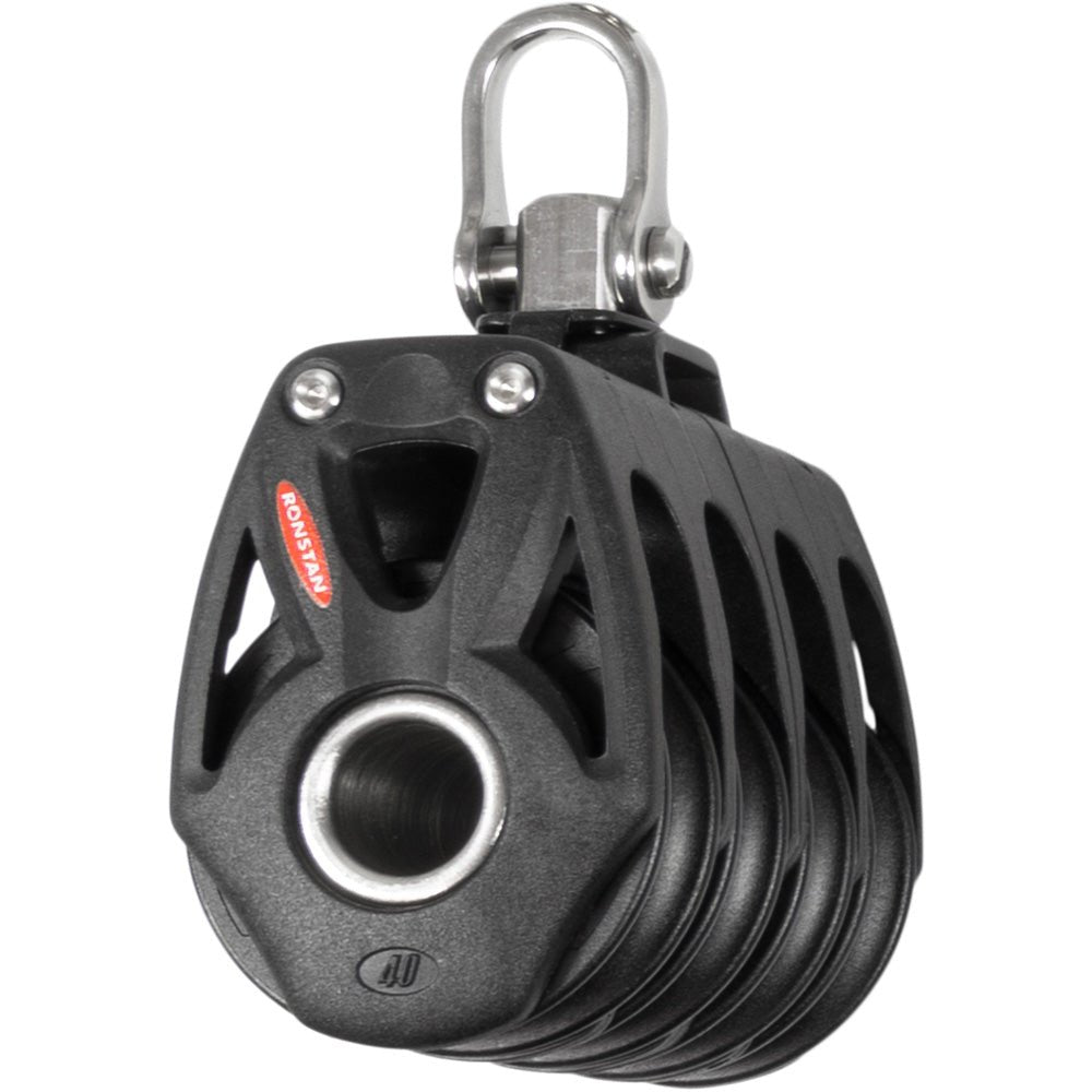 Ronstan Series 40 Orbit BB Quad Block w/Swivel Shackle - Life Raft Professionals