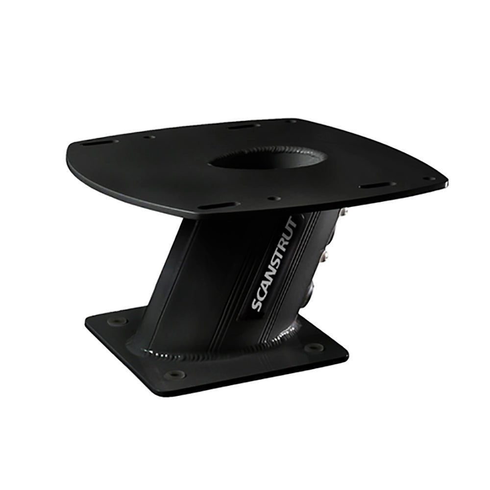 Scanstrut APT-150-01-BLK - Aluminum PowerTower Radar Mount - 6" Aft Leaning - Black - Life Raft Professionals