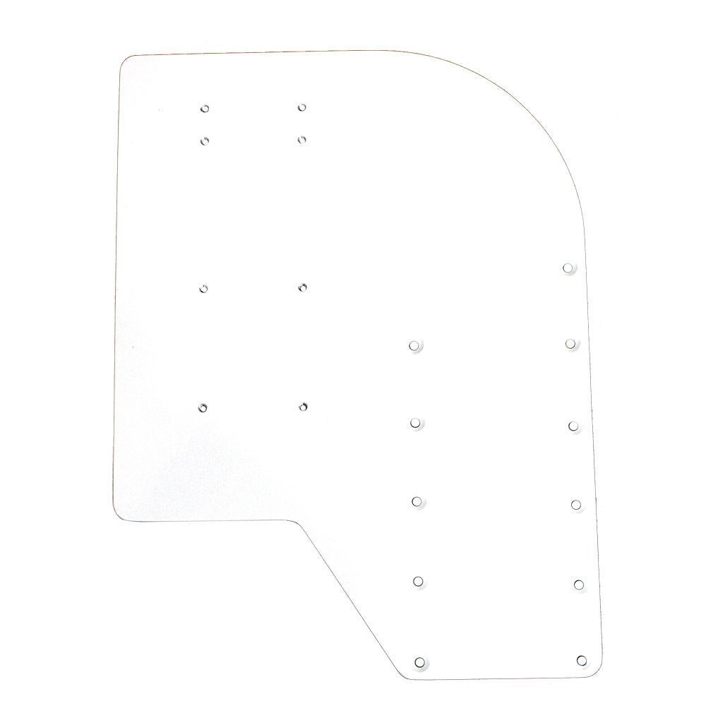 Sea Brackets Small Offset Trolling Motor Plate - Life Raft Professionals