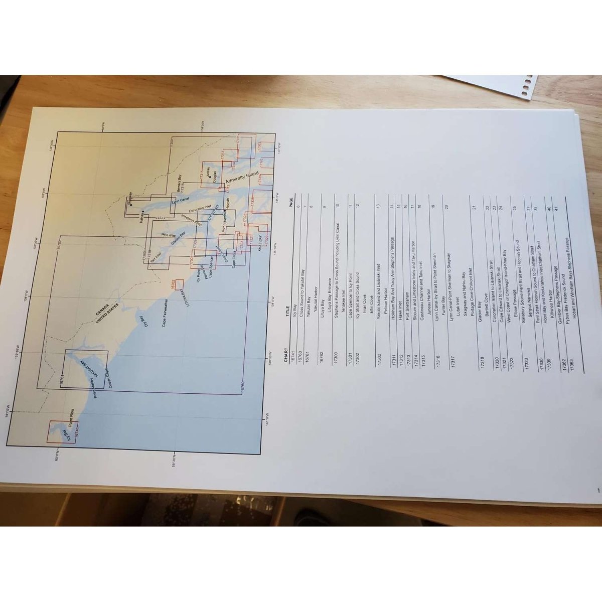 Southeast Alaska Chart Atlas (12x18 spiral bound) - Life Raft Professionals